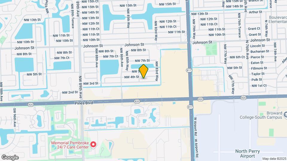 8431 NW 3rd St Map and Location Details