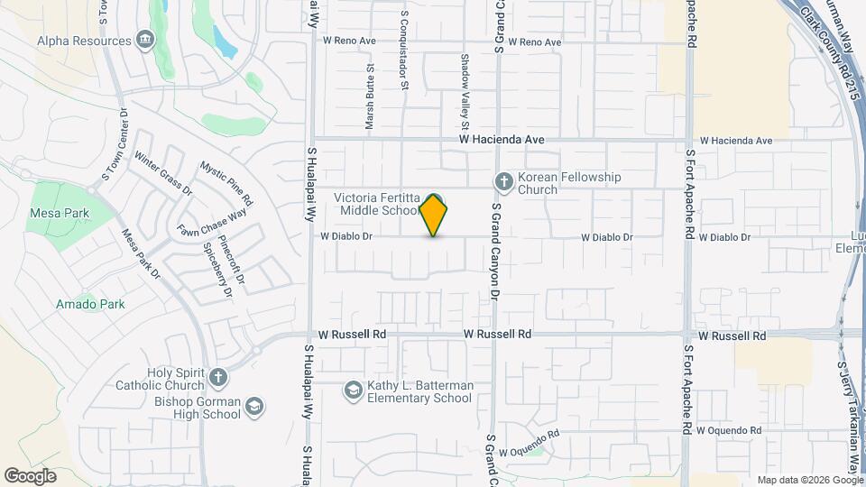 9941 W Diablo Dr Map and Location Details