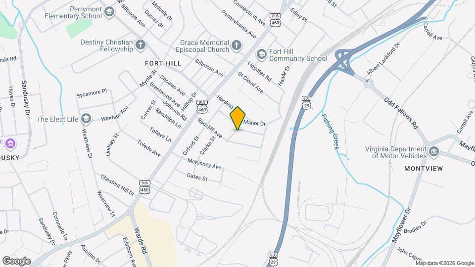 1501 Granville St Map and Location Details