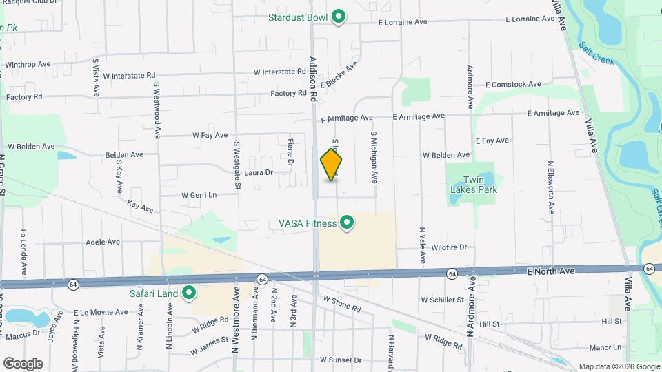 966 S Iowa Ave Map and Location Details