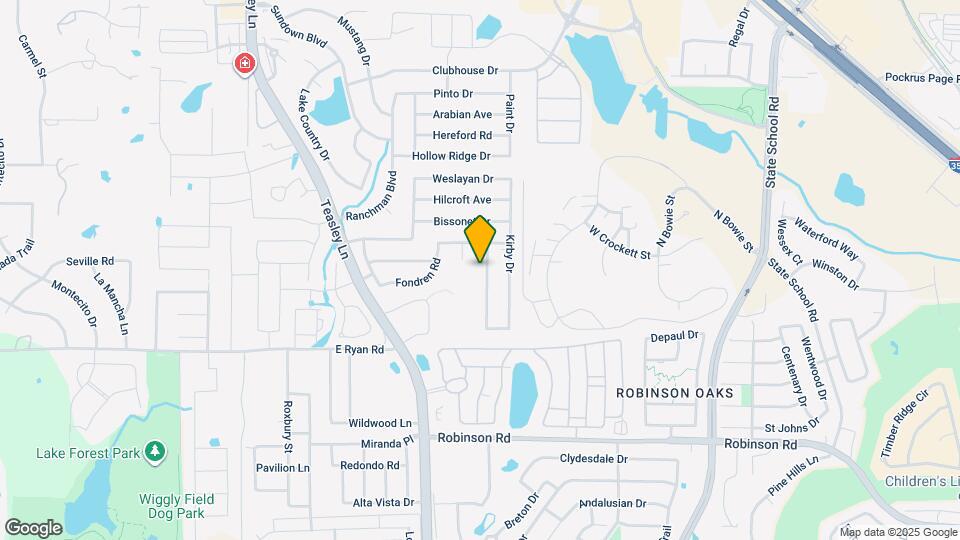 3840 Chimney Rock Dr Map and Location Details