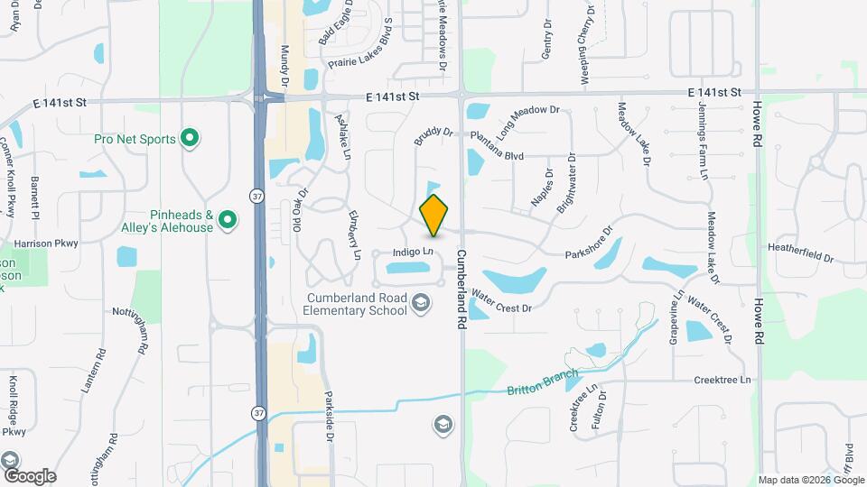 9712 Indigo Ln Map and Location Details