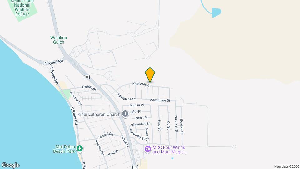 431 Kaiolohia St Mapa y Detalles de la Ubicación