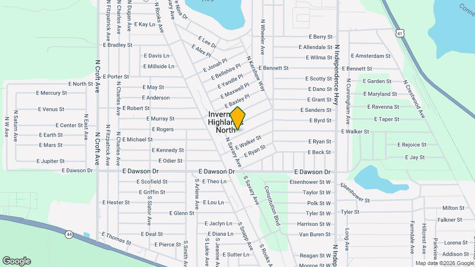 3633 E Byrd St Map and Location Details