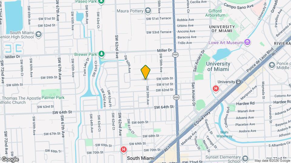 5900 SW 60th St Map and Location Details
