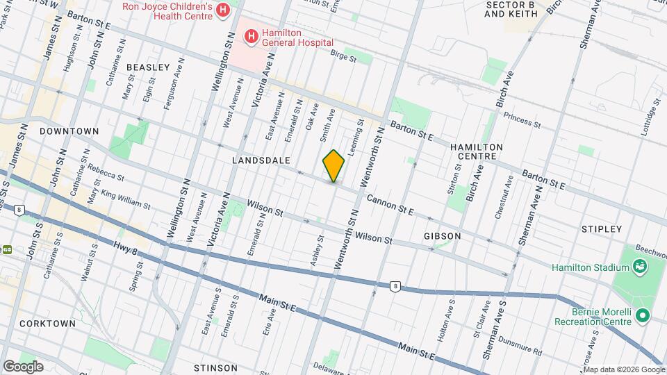 422 Cannon St E Map and Location Details