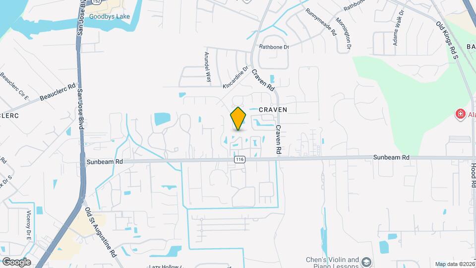 4536 Arch Creek Dr S Map and Location Details