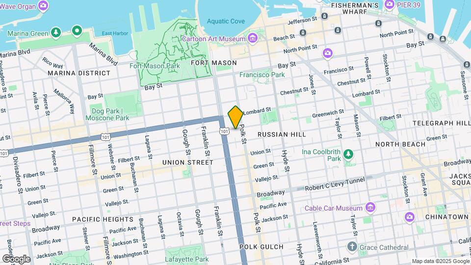 1445 Greenwich St Map and Location Details