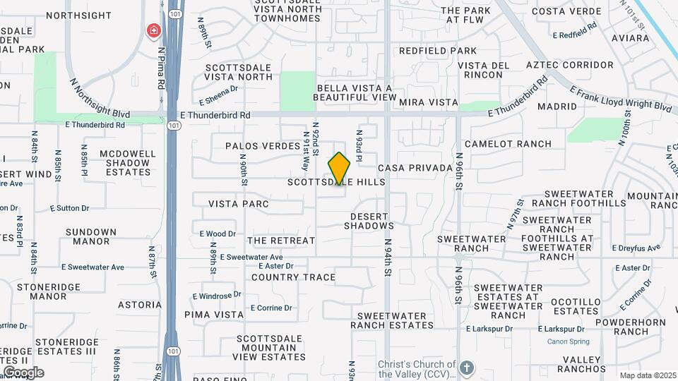 9285 E Sutton Dr Map and Location Details