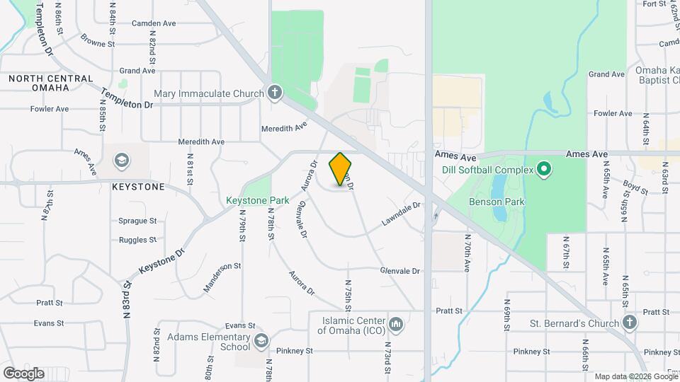 7460 Graceland Dr Map and Location Details