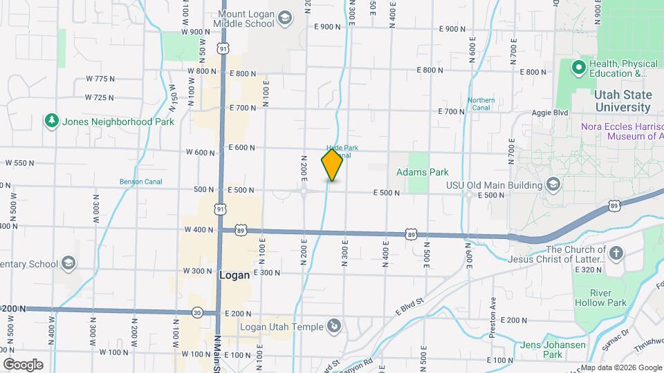 275 E 500 N, Unit Unit 3 Map and Location Details
