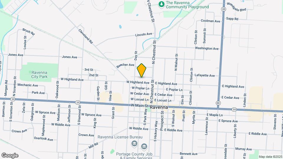 234 W Highland Ave Map and Location Details