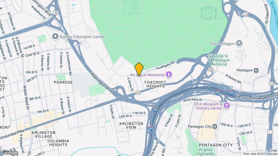 808 S Oak St Map and Location Details