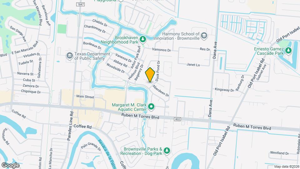 3110 Aberdeen Dr Map and Location Details