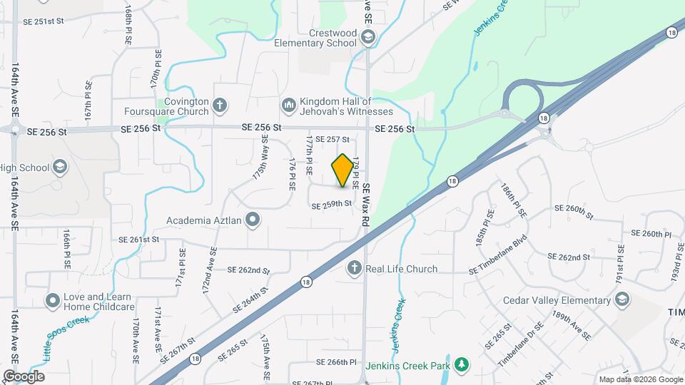 17825 SE 259th Pl Mapa y Detalles de la Ubicación