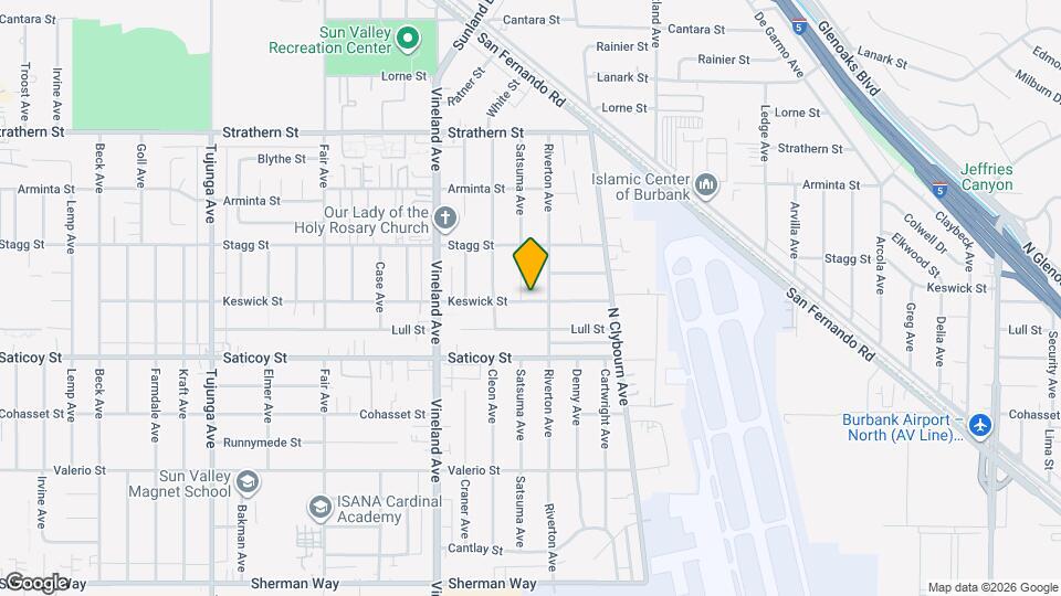 7700 Satsuma Ave Mapa y Detalles de la Ubicación