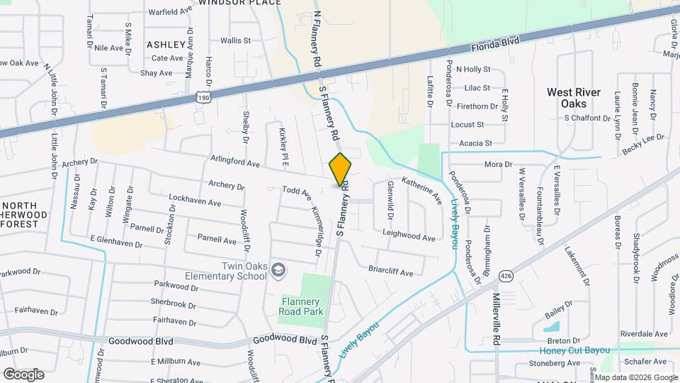 522 S Flannery Rd Map and Location Details