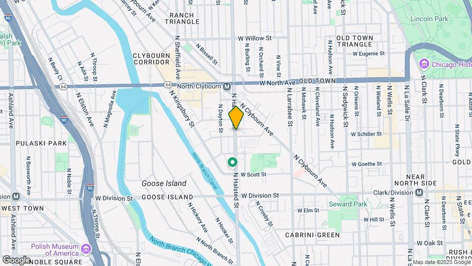 1460 N Halsted St, Unit 0809 Mapa y Detalles de la Ubicación