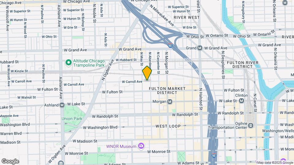 1111 W Carroll Ave, Unit 2001 Mapa y Detalles de la Ubicación