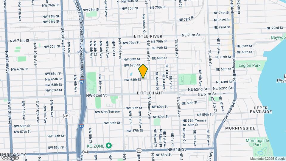6343 NW Miami Pl Map and Location Details