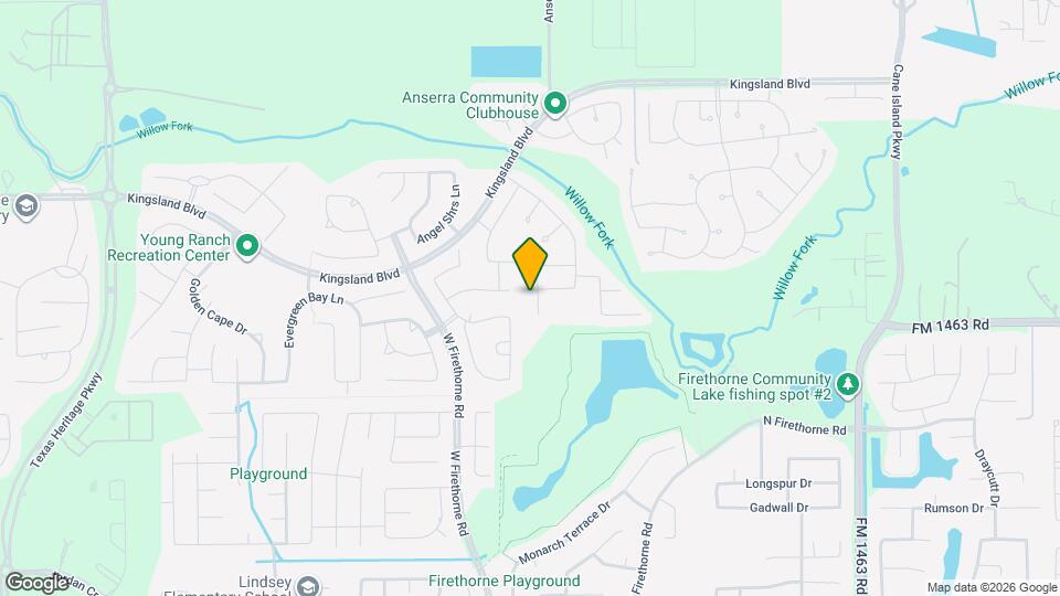 1706 Claire Creek Ct Mapa y Detalles de la Ubicación