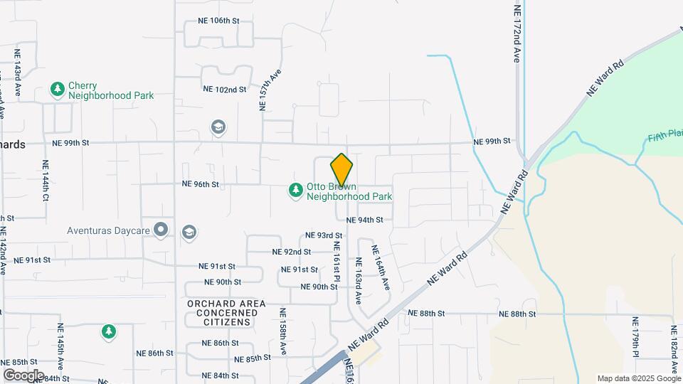 9513 NE 161st Ave Map and Location Details