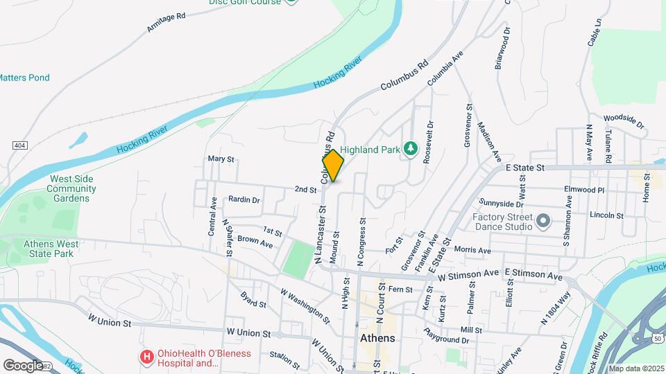 166 N Lancaster St, Unit 1 Map and Location Details