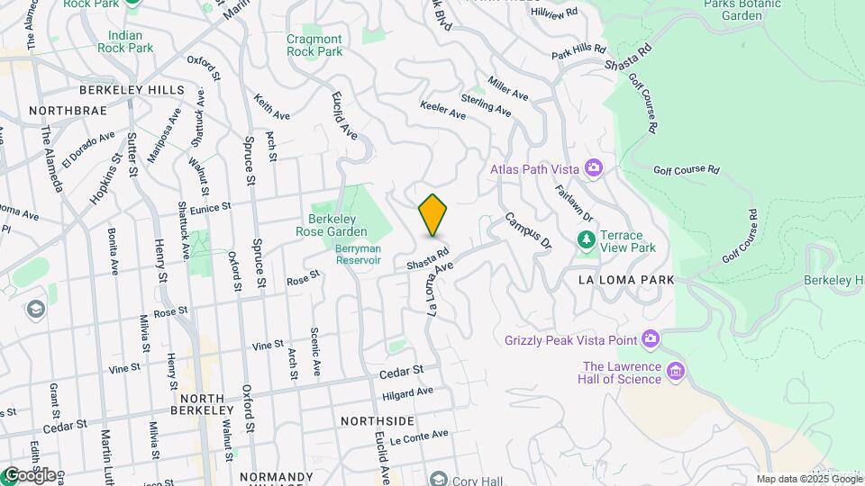 2665 Shasta Rd Map and Location Details