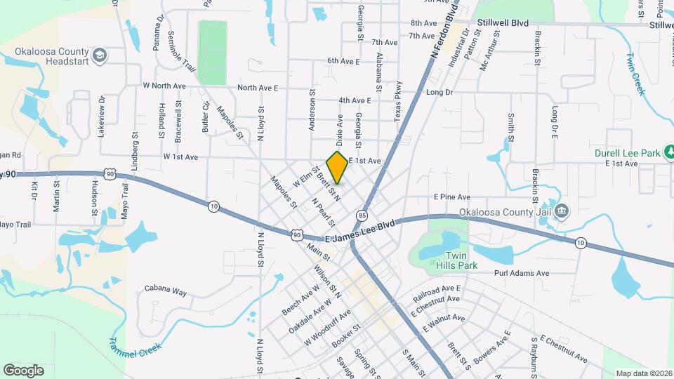 821 Brett St Map and Location Details