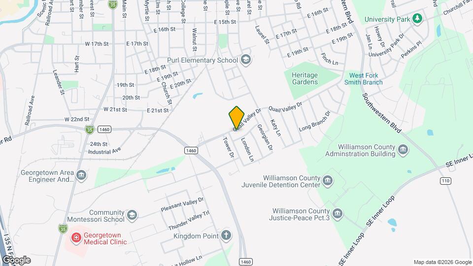 1006 Quail Valley Dr Map and Location Details