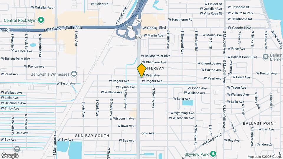 3619 W Rogers Ave Mapa y Detalles de la Ubicación
