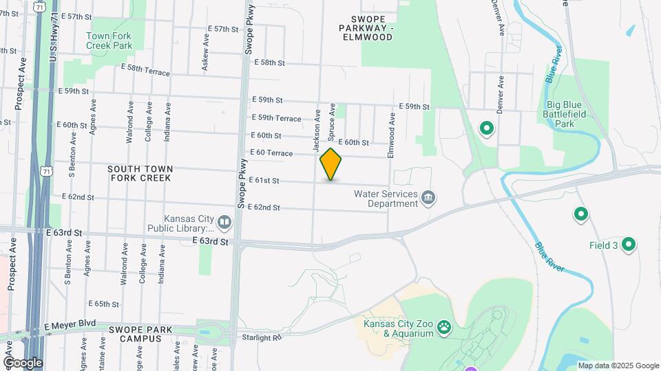 4211 E 61st St Map and Location Details