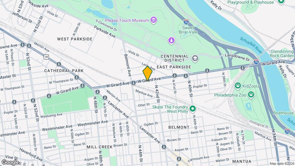 4230 W Girard Ave Map and Location Details