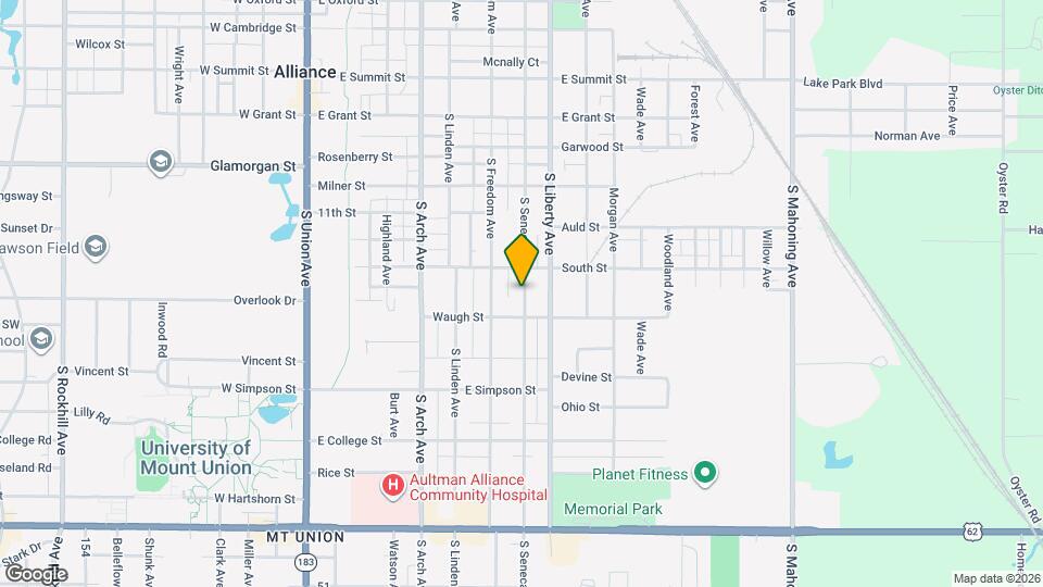 1351 S Seneca Ave Map and Location Details