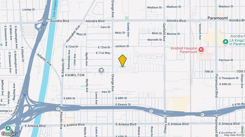 16710 Orange Ave Map and Location Details