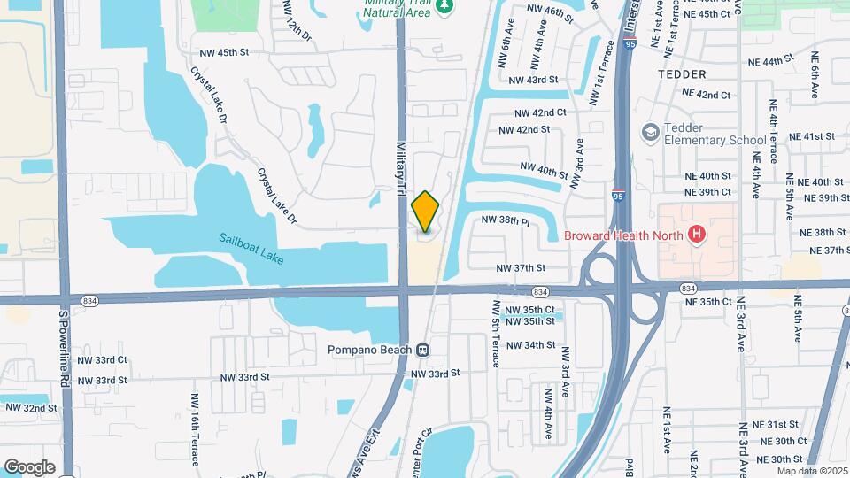 863 Crystal Lake Dr Map and Location Details