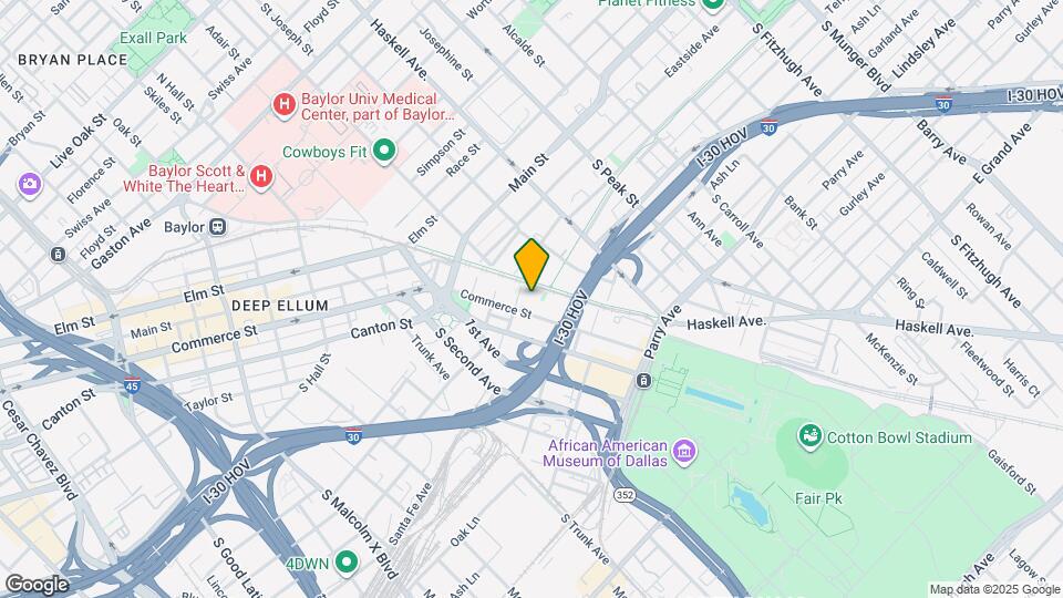 3900 Commerce St Map and Location Details