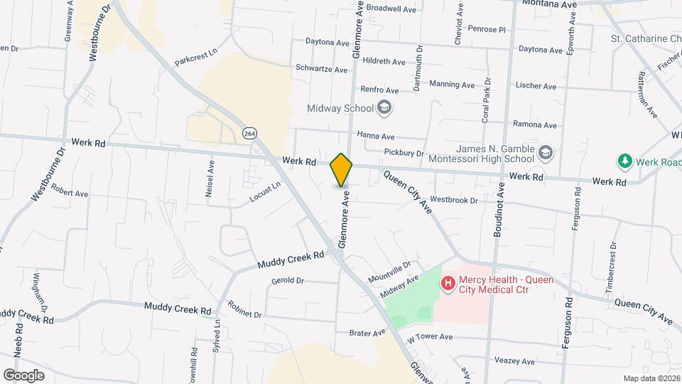 3069 Glenmore Ave Map and Location Details