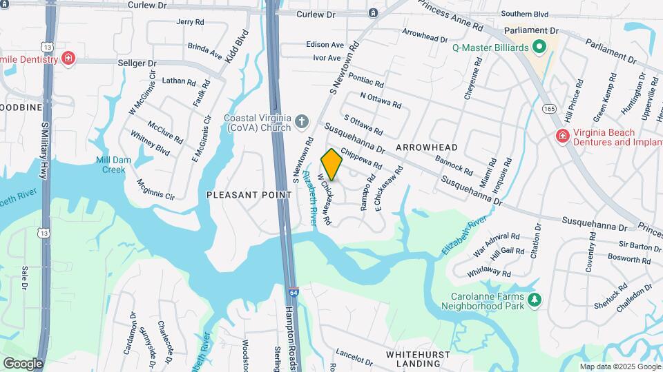 348 W Chickasaw Rd Map and Location Details