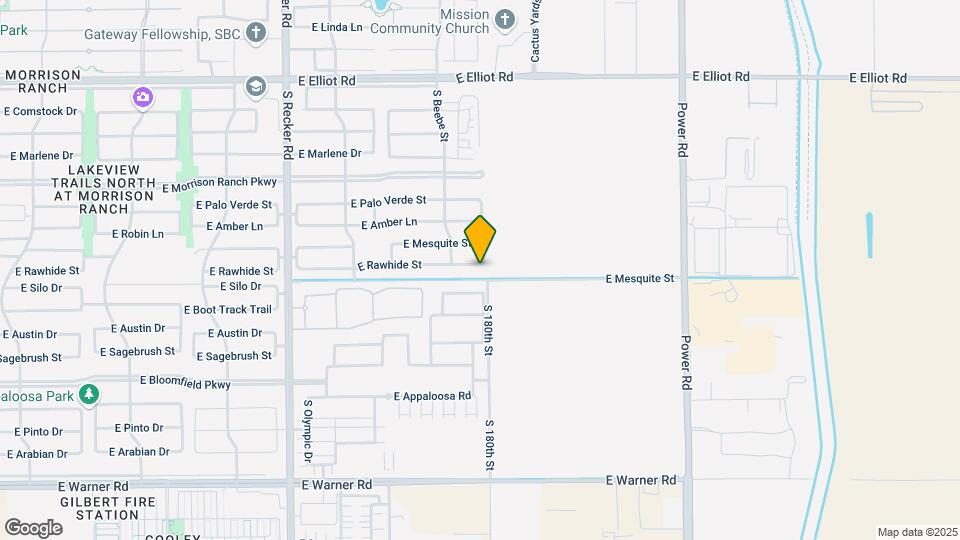 4381 E Rawhide St Map and Location Details