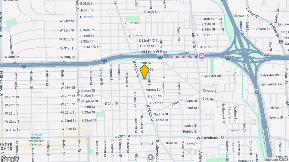 709 E 26th St Map and Location Details