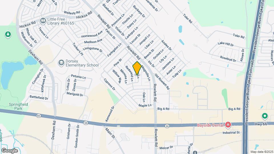 5916 Cedar Ln Map and Location Details