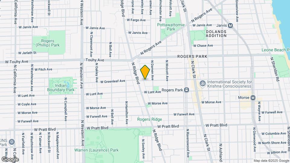 2031 W Greenleaf Ave Map and Location Details