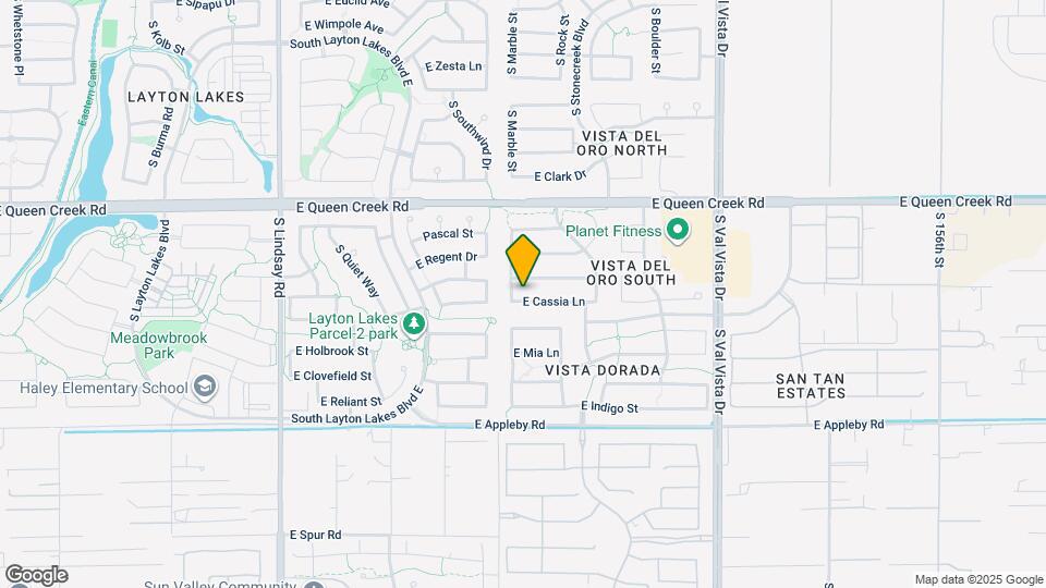 1242 E Cassia Ln Map and Location Details