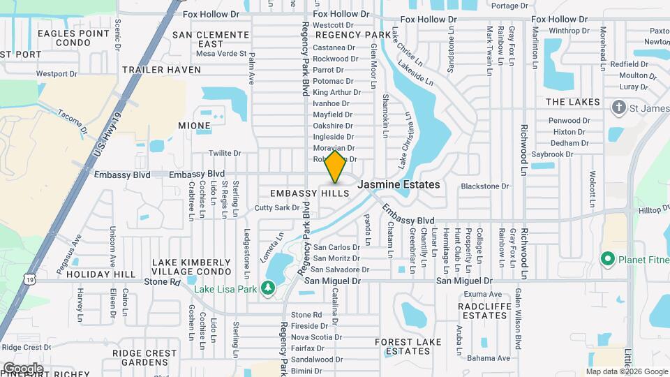 7304 Lincoln Park Ln Map and Location Details