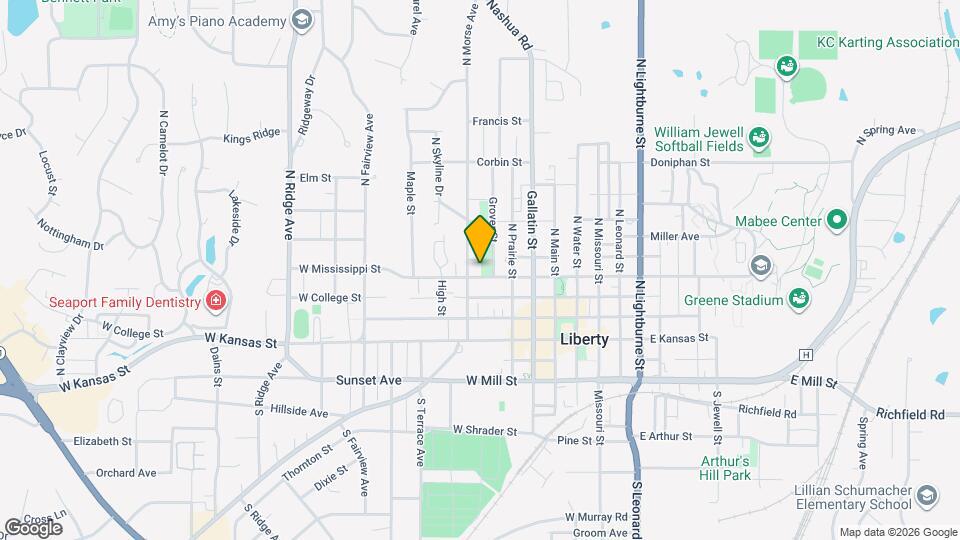 238 W Mississippi St Map and Location Details