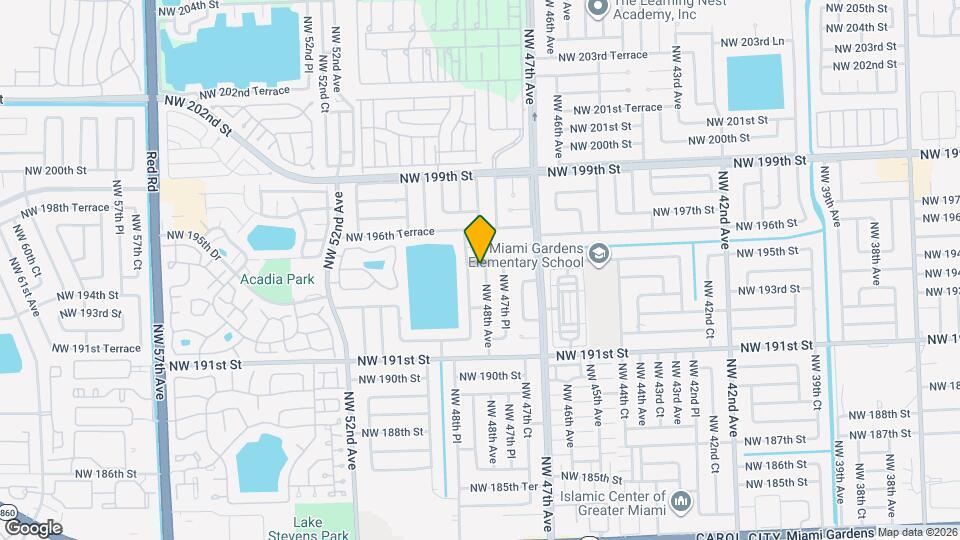 19424 NW 48th Ave Mapa y Detalles de la Ubicación