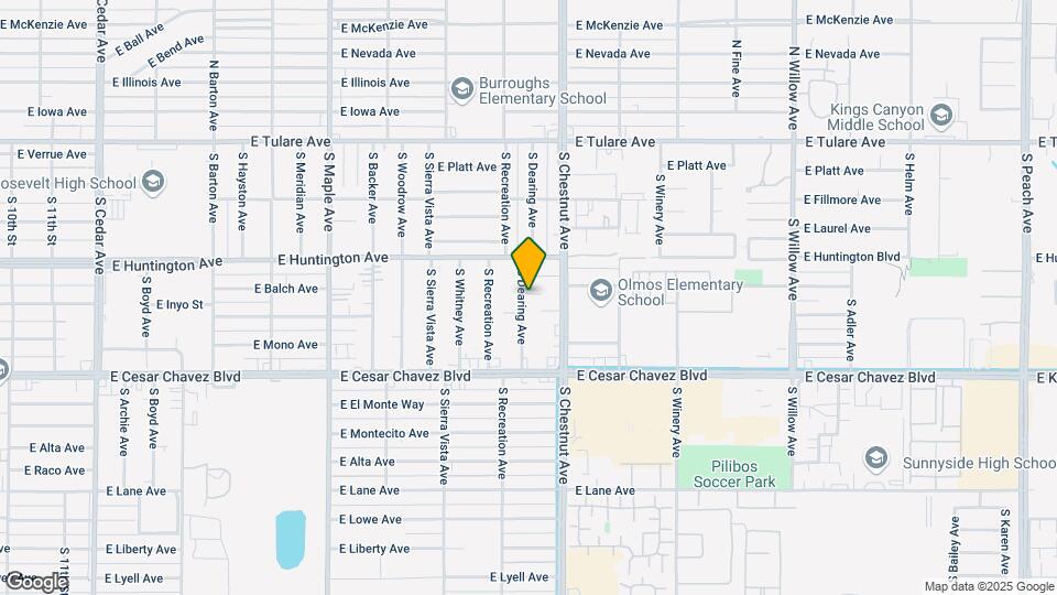 503 S Dearing Ave Map and Location Details