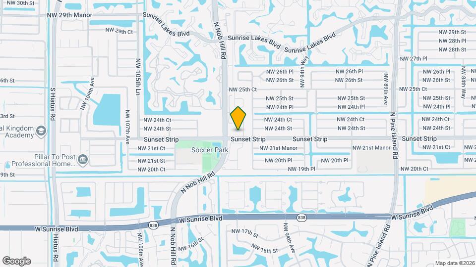 9850 NW 24th St Map and Location Details