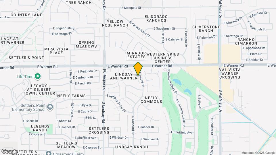 875 S Porter St Map and Location Details